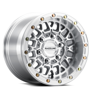 Raceline A15 Omega 15x10in / 6x139.7 BP / 25mm Offset / 78.1mm Bore - Machined