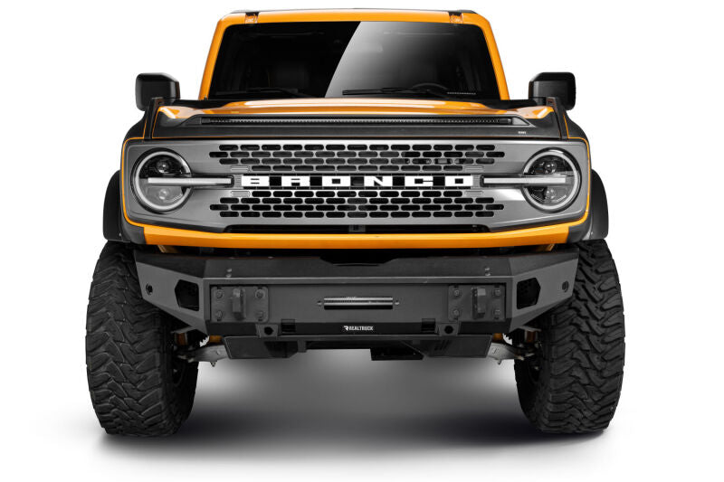 Go Rhino 21-26 Ford Bronco (Excl. LED Fog Lights) Trailline Front Full Width Bumper - Tex. Blk