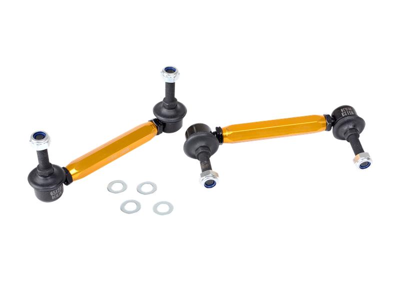 Whiteline 18-19 Kia Stinger Front Sway Bar Link Assembly Heavy Duty Adjustable Steel Ball