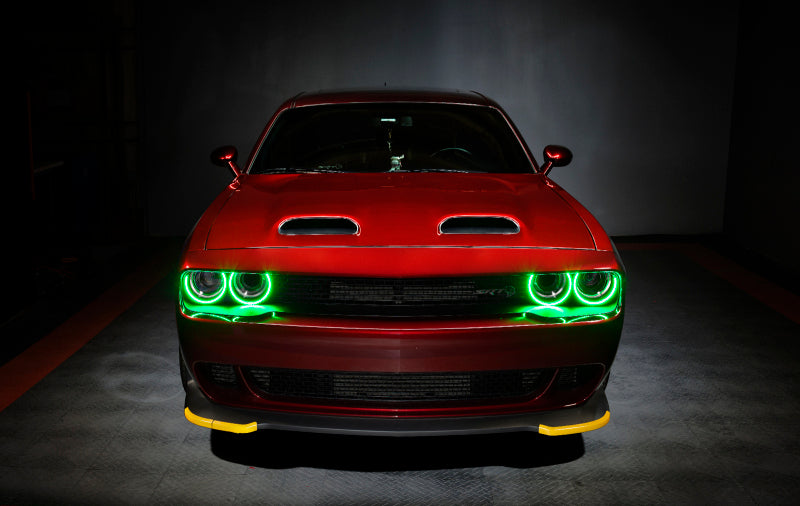 Oracle Dodge Challenger 15-21 LED Waterproof Halo Kit - ColorSHIFT w/o Controller