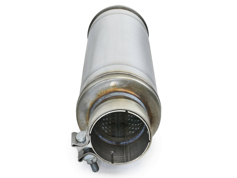 aFe MACH Force-Xp Muffler 3 IN ID Center/Center x 5 IN Dia. x 19 IN Overall Length - Round Body
