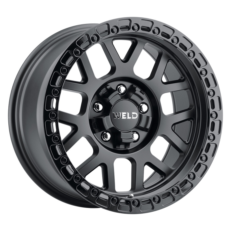 Weld Off-Road W104 20X10 Cinch Beadlock 5X127 5X139.7 ET-18 BS4.75 Satin Black - Non-BL
