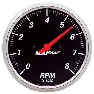 Autometer Designer Black 5in Quad Gauge - Fuel Level / Oil Pressure / Water Temperature / Voltmeter