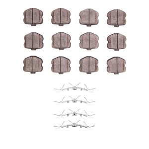 R1 06-13 Chevrolet Corvette Front Semi Met Pads & Hardware Kit