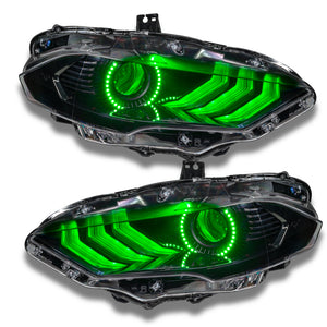 Oracle 18-21 Ford Mustang DRL Upgrade w/ Halo Kit - ColorSHIFT w/o Controller