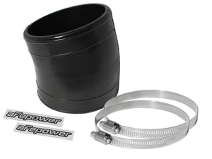 aFe Magnum FORCE Intake Coupling Kit (3-1/2 IN ID x 3 IN L x 15 Deg.) Elbow Coupler - Black