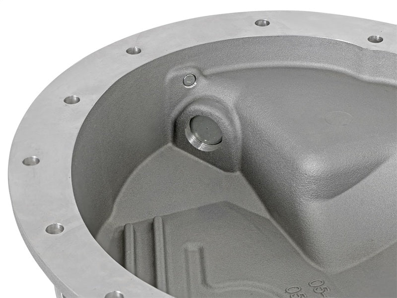 aFe Front Differential Cover (Raw; Street Series); Dodge Diesel Trucks 03-12 L6-5.9/6.7L (td)