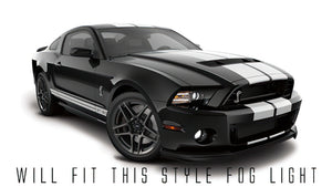 Oracle 13-14 Ford Mustang Shelby/Roush/GT500 LED Fog Light Halo Kit - Red