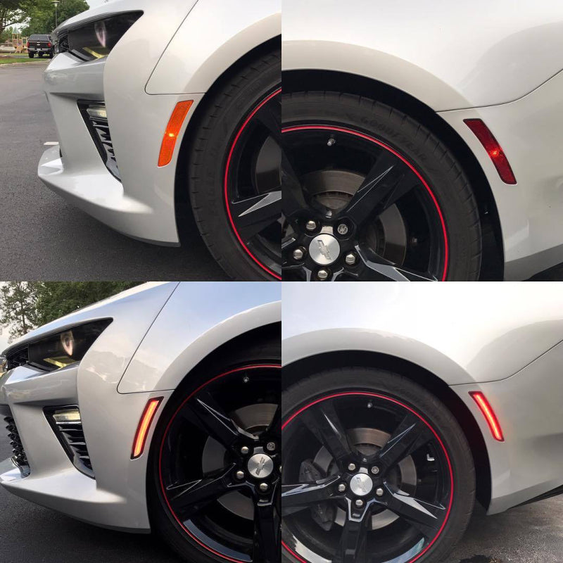 Oracle 16-19 Chevrolet Camaro Concept Sidemarker Set - Clear - No Paint -
