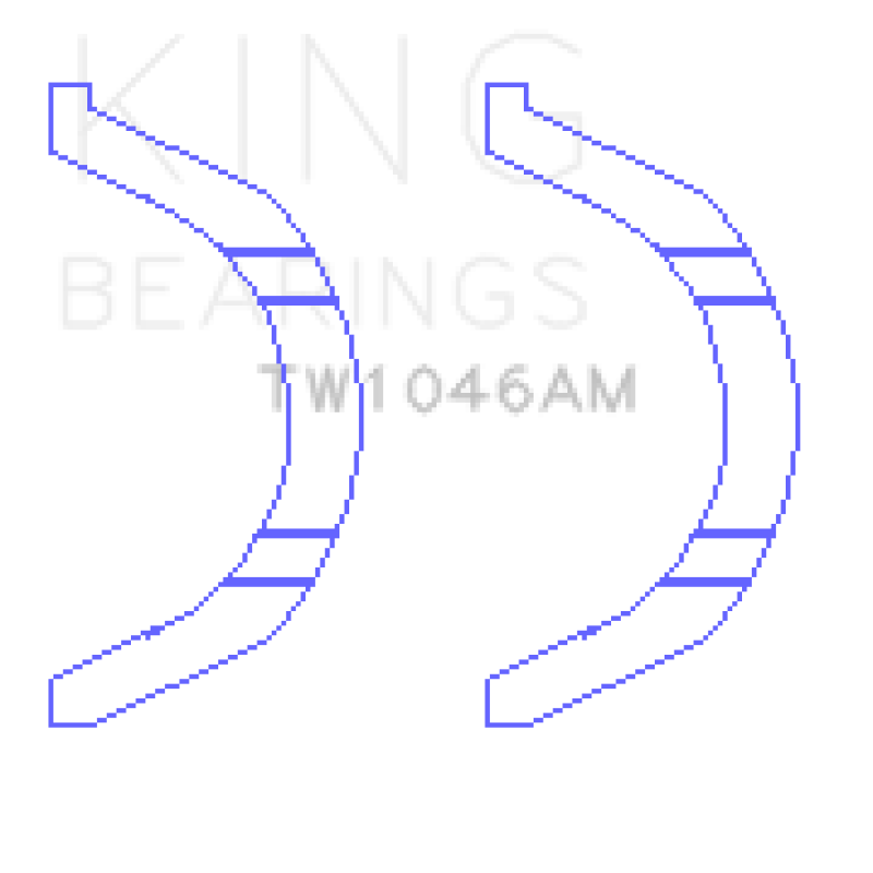 King Engine Bearings BMW N14B16C (Size +0.25mm) Thrust Washer Set