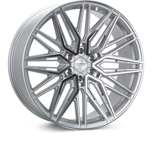 Vossen HF6-5 24X10 / 6X139.7 / ET35 / Deep Face / 95.1 - Silver Polished Wheel