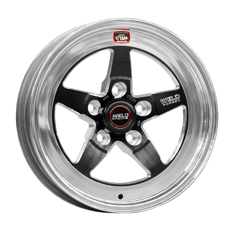 Weld S71 RT-S 15x14.275 / 5X4.75 BP / 6.5in BS Black Wheel (Low Pad) - Non-Beadlock