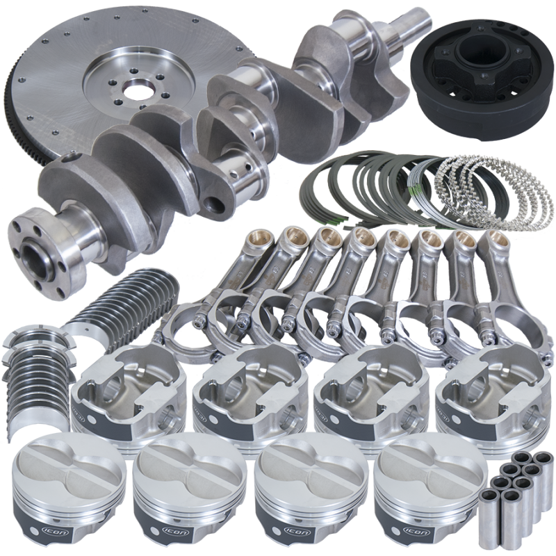 Eagle Ford 302 3.400in Crank 5.400in I-Beam Rods 4.030in Pistons 164 Tooth FW Balanced Assembly