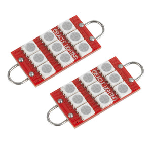 Oracle 44MM 6 LED 3 Chip - Loop Festoon Bulbs (Pair) - Purple - UV/Purple