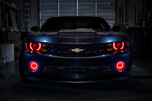 Oracle 10-13 Chevrolet Camaro LED Fog Light Halo Kit - Red
