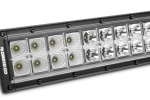Go Rhino Xplor Bright Series Dbl Row LED Light Bar (Side/Track Mount) 31.5in. - Blk