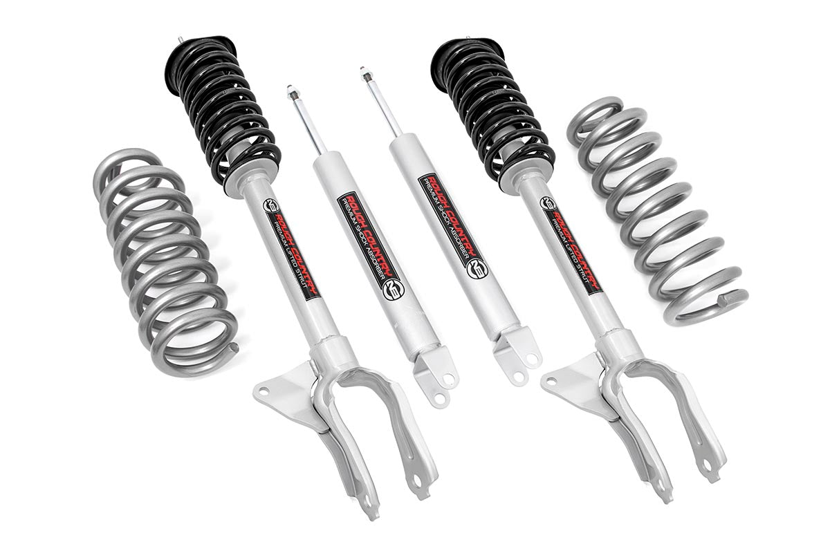 Rough Country 2.5 Inch Lift Kit N3 Struts | Jeep Grand Cherokee 4WD (2016-2022)