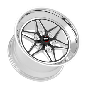 Weld S81 HD 17x9 / 6x139.7 / 5.2 BS / 3.54 HB - Black Center - Polished Shell - Non-BL Wheel