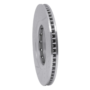 R1 16-22 Acura ILX Front Right Drilled & Slotted Silver Brake Rotor