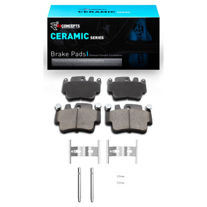 R1 98-05 Porsche 911 Front/Rear Ceramic Pads & Hardware Kit