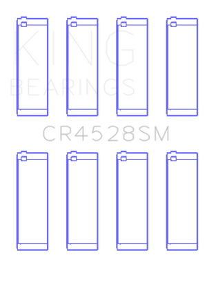 King Engine Bearings BMW N42 B20/N46 B20 (Size +1.0mm) Connecting Rod Bearing Set