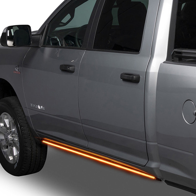 Putco 19-23 Dodge Ram 1500 Blade Rocker Kits Sideliners - Amber/White