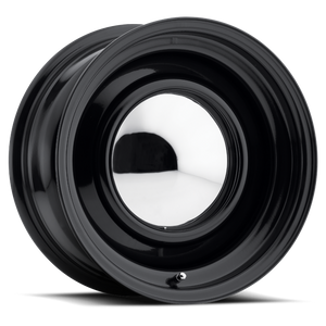 Raceline 61B Black 15X6 5X5/5.5 (3.7In BS) Smoothie Wheel w/Cap