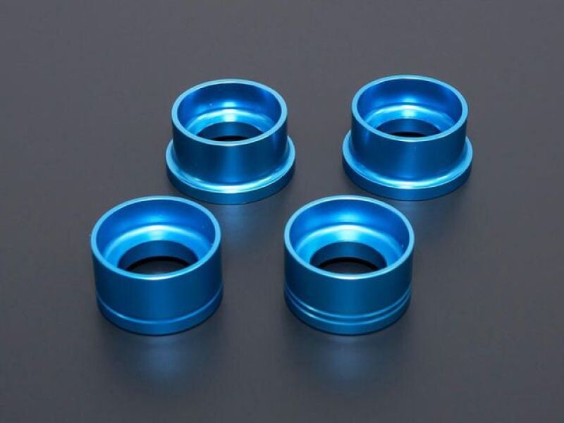 Cusco Rear Cross Member Rigid Mount Collar Set Billet Alum 2021+ Toyota GR Yaris 1.6L AWD - Blue