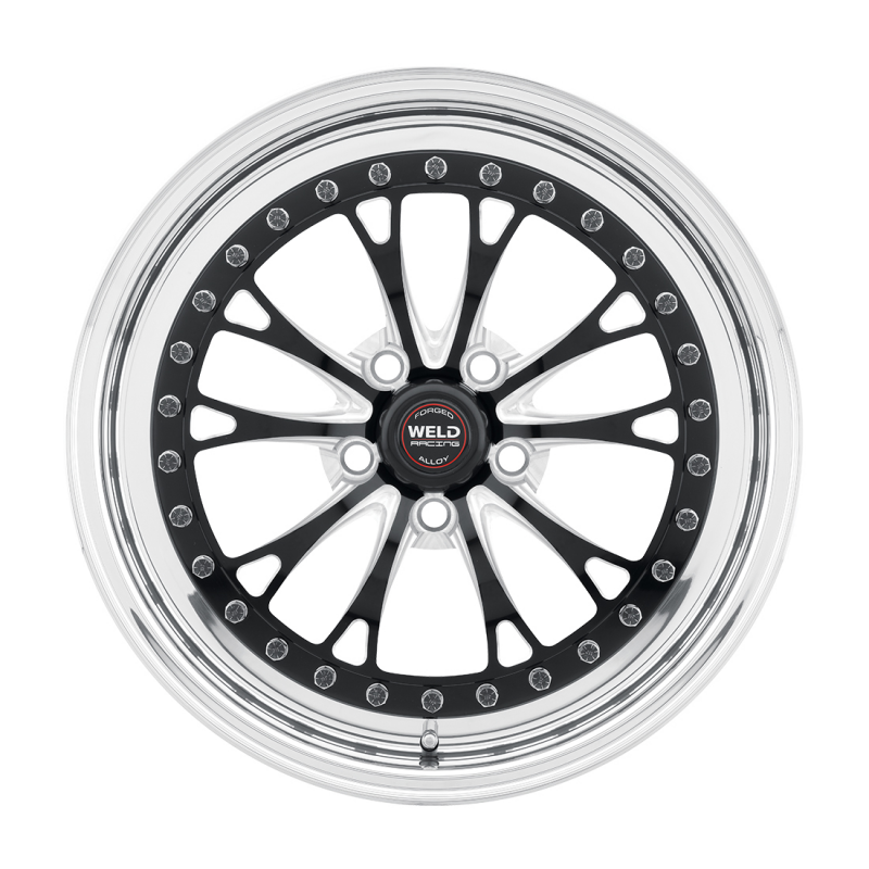 Weld Vitesse 17x8 / 5x4.5 / 5.2 BS / 3.18 HB - Black Center - Polished Shell - Non-BL Wheel