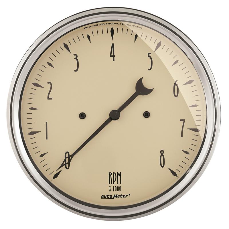 Autometer 2-1/16 inch Electric Oil Pressure 100PSI Antique Beige Gauge
