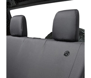 Bestop 07-18 Jeep Wrangler JK 2-Door Rear Seat Covers (Black Diamond)