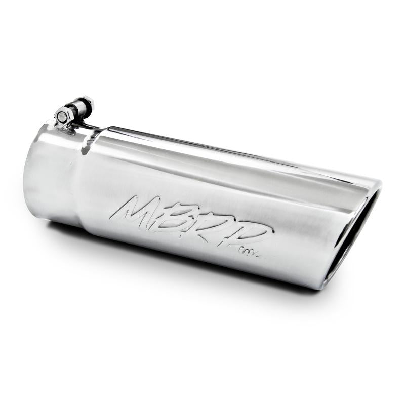 MBRP Universal Tip 7in O.D. Rolled End 5in inlet 18in length Black