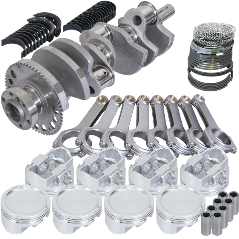 Eagle Chevy LS 4.8/5.3 4.000in Crank 58 Tth Rlctor 6.125in H-Beam 3.800in Pistons Rotating Assembly