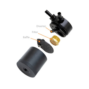 Mishimoto 2021+ Ford Bronco (2.7t) Baffled Oil Catch Can - PCV Side