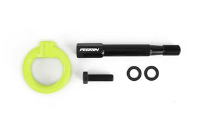 PERRIN 14-19 Subaru Forester Tow Hook Kit (Rear) - Neon Yellow