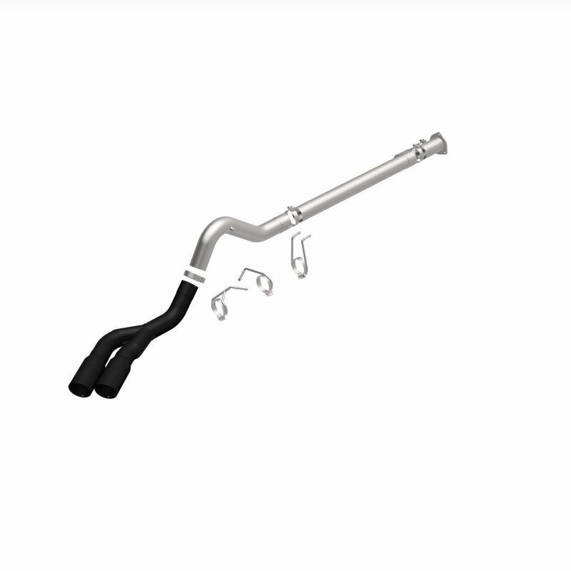 MagnaFlow 08-18 Ford F-250/F-350/F-450 4.6L/6.7 DPF-Back Black 4in Dual Single Rear Exit