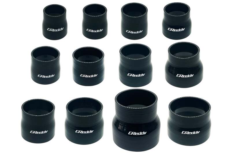 GReddy 80-90mm Silicone Reducer Hose - Black
