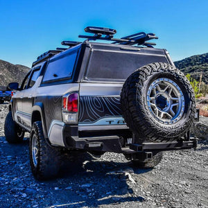 Westin EXP Truck Cap COMPLETE KIT A + BS (16-23 Toyota Tacoma 5.2ft. Bed)
