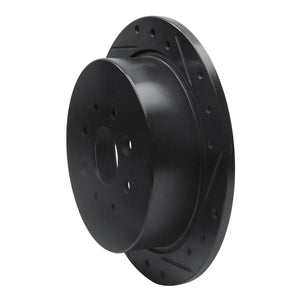 R1 10-15 Renault SANDERO (Mexico) Front Right Drilled & Slotted Black Brake Rotor