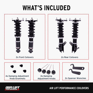 Air Lift Performance 17-23 Tesla Model 3 (AWD) / 20-24 Tesla Model Y Coilover Kit