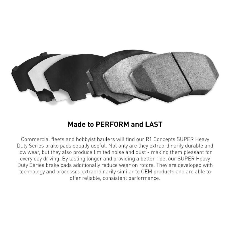 R1 15-21 Ford F-150 RWD Rear Super Duty Pads & Hardware Kit