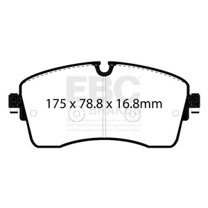 EBC 2018+ Jaguar E-Pace 2.0T Ultimax Front Brake Pads