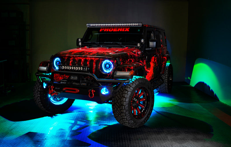 Oracle Jeep Wrangler JL/JT Sport High Performance W LED Fog Lights - w/o Controller