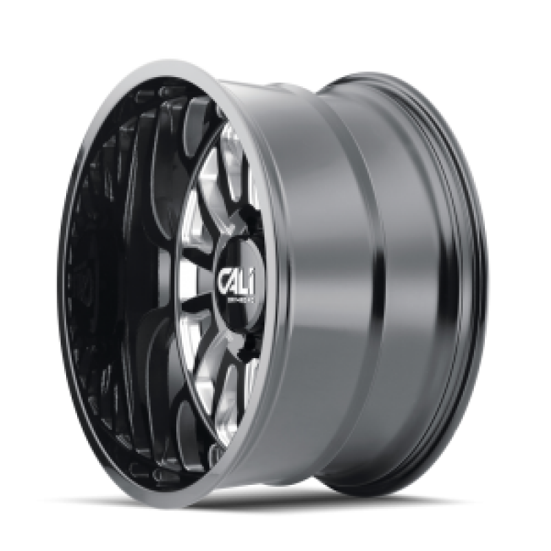 Cali Off-Road 9110 Summit 26x14 / 8x165.1 BP / -76mm Offset / 125.2mm Hub Gloss Black Milled Wheel