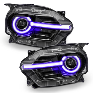 Oracle 2021 Ford Bronco Sport RGB+W Headlight DRL + Halo - ColorSHIFT w/ RF Controller