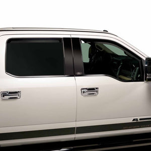 Putco 08-16 Ford SuperDuty Crew Cab - w/ FORD Logo (4pcs) Black Platinum Pillar Posts Classic