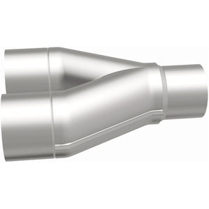 MagnaFlow Universal Trans Y-Pipe All SS 4inch (Dual) 3.5inch (Single) x 13inch (Overall)