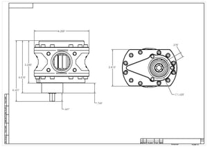 Aeromotive Spur Gear Fuel Pump - 7/16in Hex - .800 Gear - 17gpm