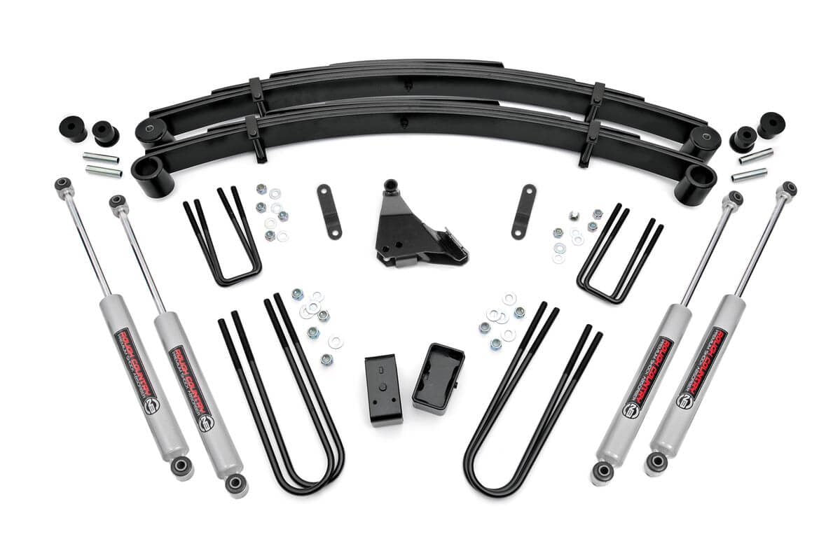 Rough Country 4 Inch Lift Kit | Ford F-250/F-350 Super Duty 4WD (1999-2004) - Kit 49530