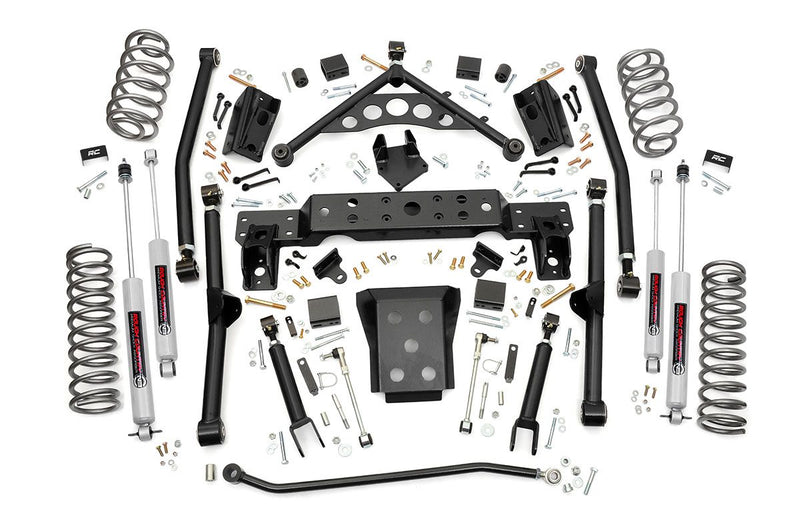 Rough Country 4 Inch Lift Kit Long Arm | Jeep Grand Cherokee WJ 4WD (1999-2004)